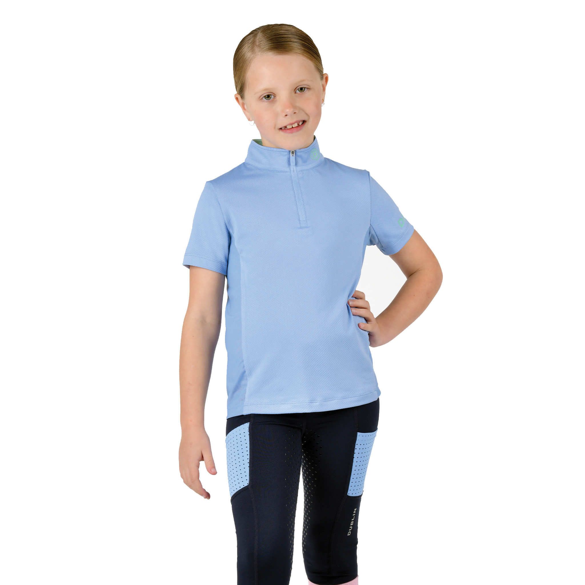 Dublin Children's Airflow Short Sleeve Top Bluebell