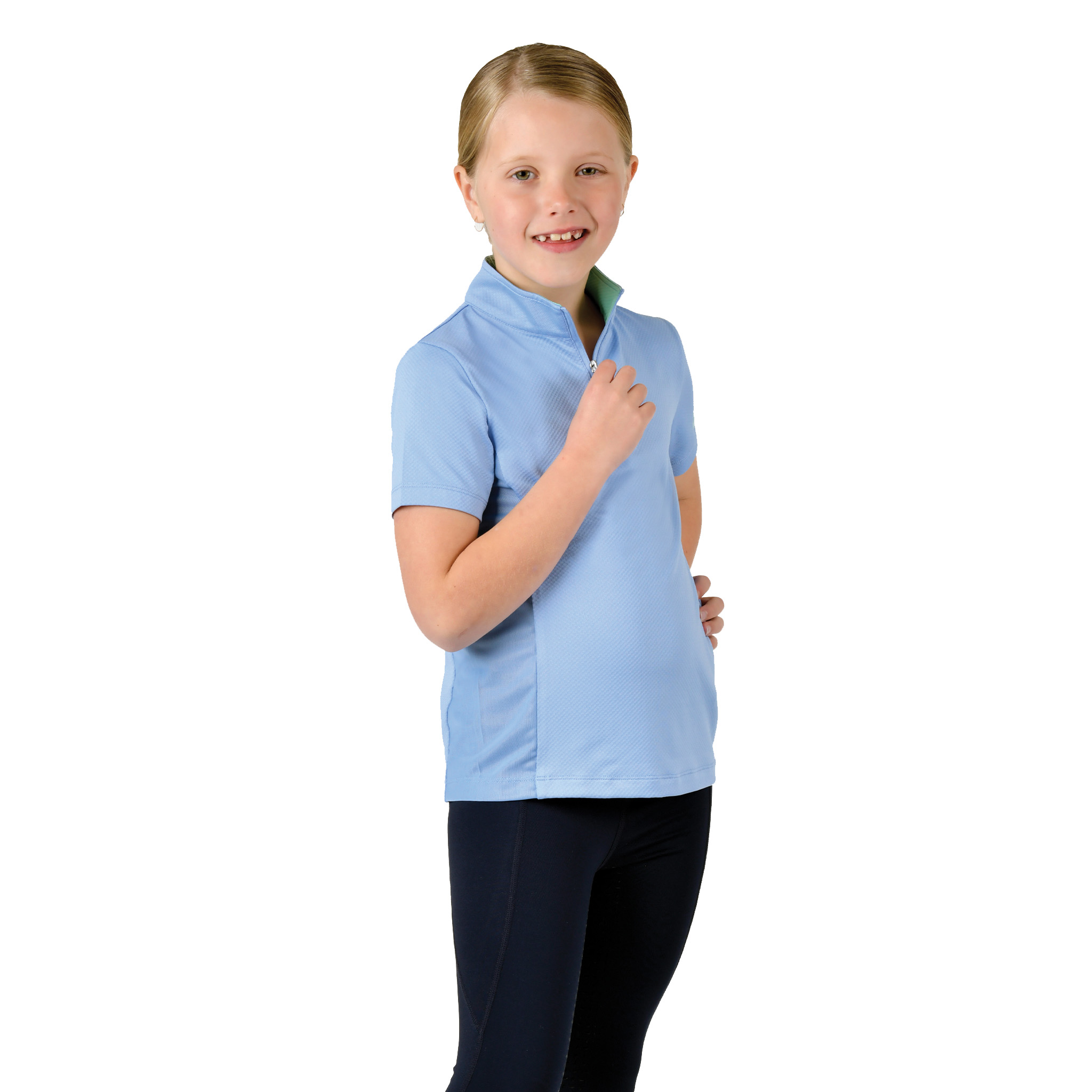 Dublin Children's Airflow Short Sleeve Top Bluebell