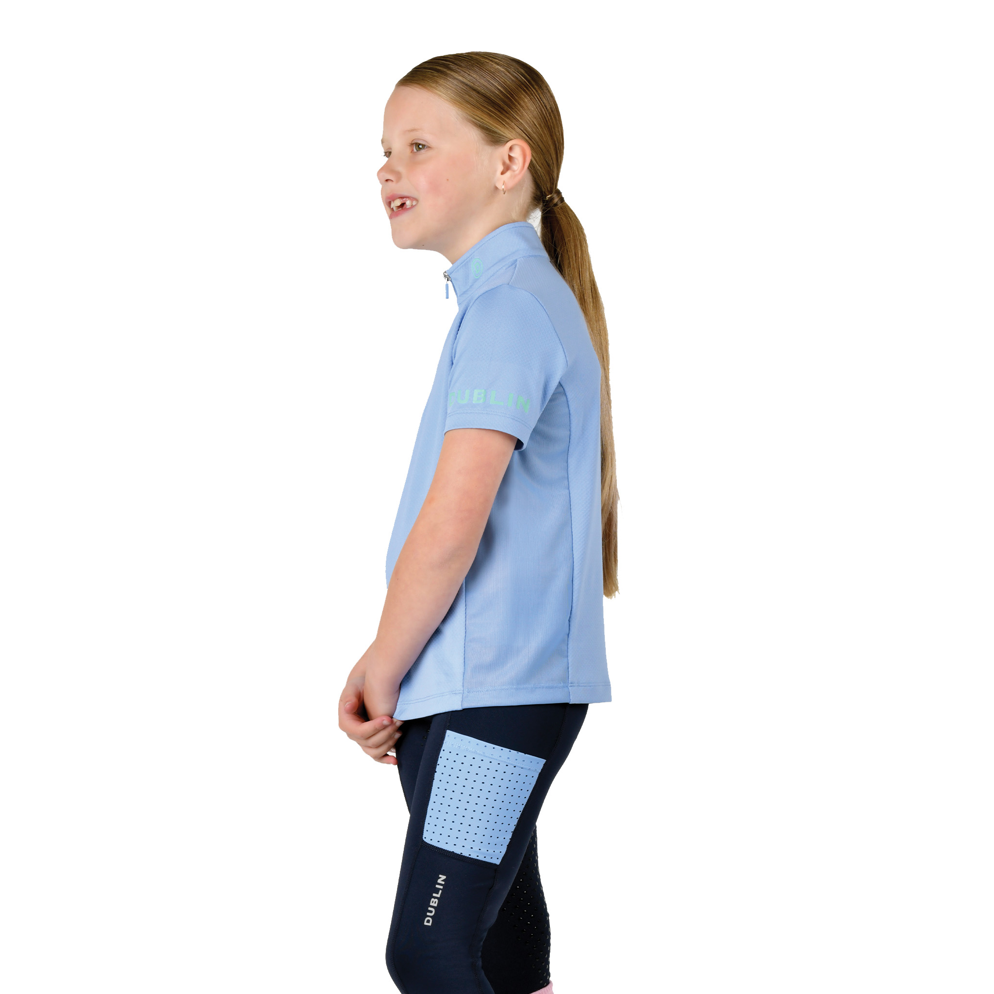 Dublin Children's Airflow Short Sleeve Top Bluebell