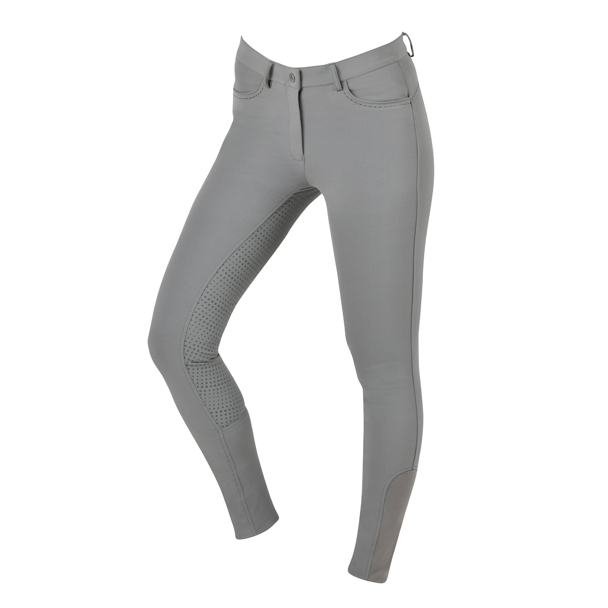 Dublin Shelby Silicone Full Seat Breeches - UK 10 · Latte