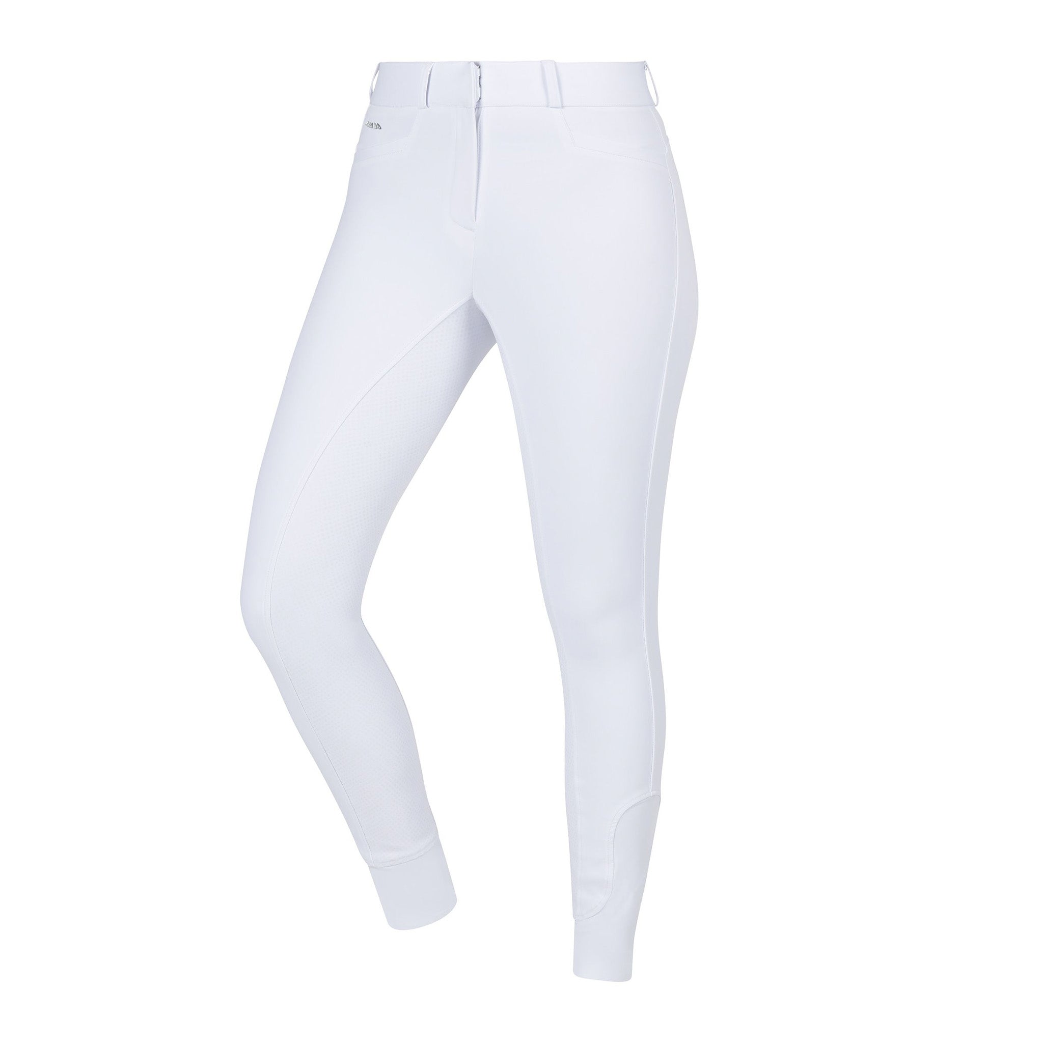 Weatherbeeta Duet Silicone Full Seat Breeches - UK 14 · White