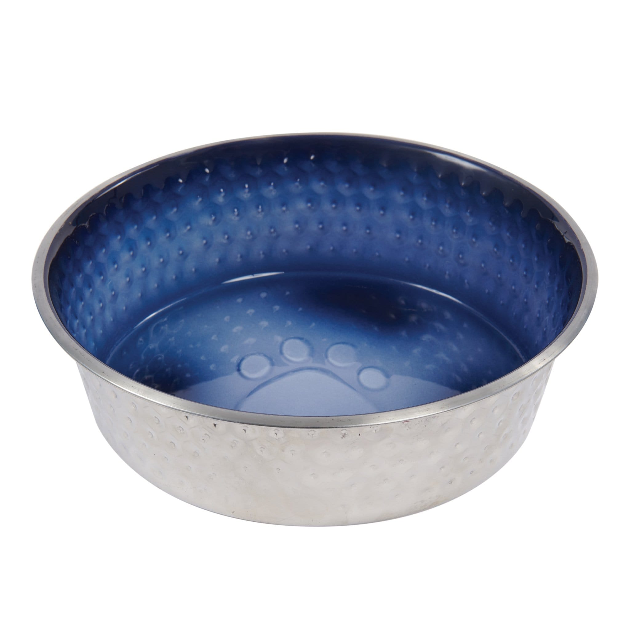 Weatherbeeta Non-Slip Stainless Steel Shade Dog Bowl - 19.5cm · Royal Blue