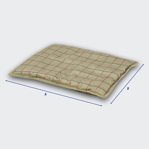 Weatherbeeta Patterned Pillow Dog Bed Size Guide Image