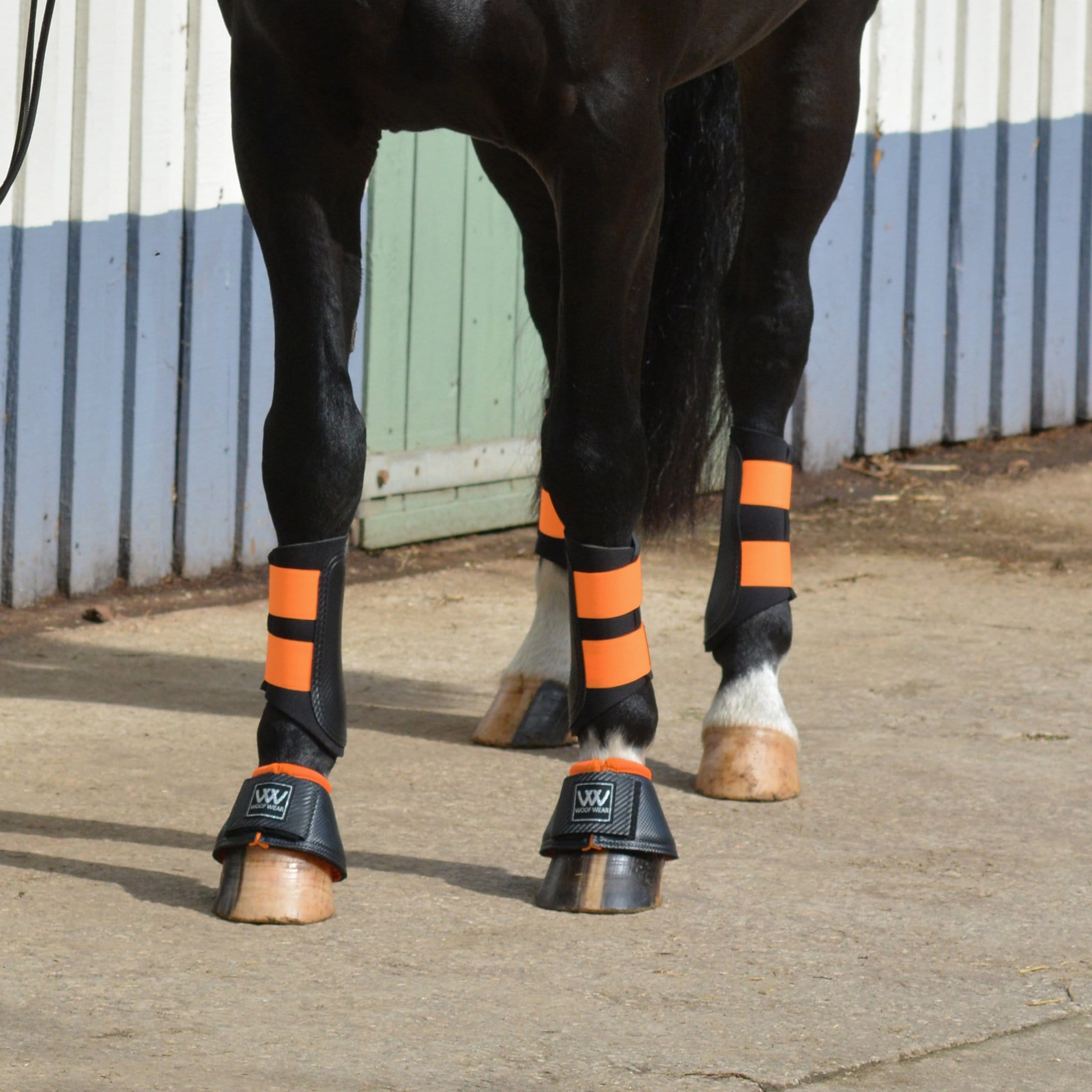 Woof Wear Club Brushing Boots Orange WB0003