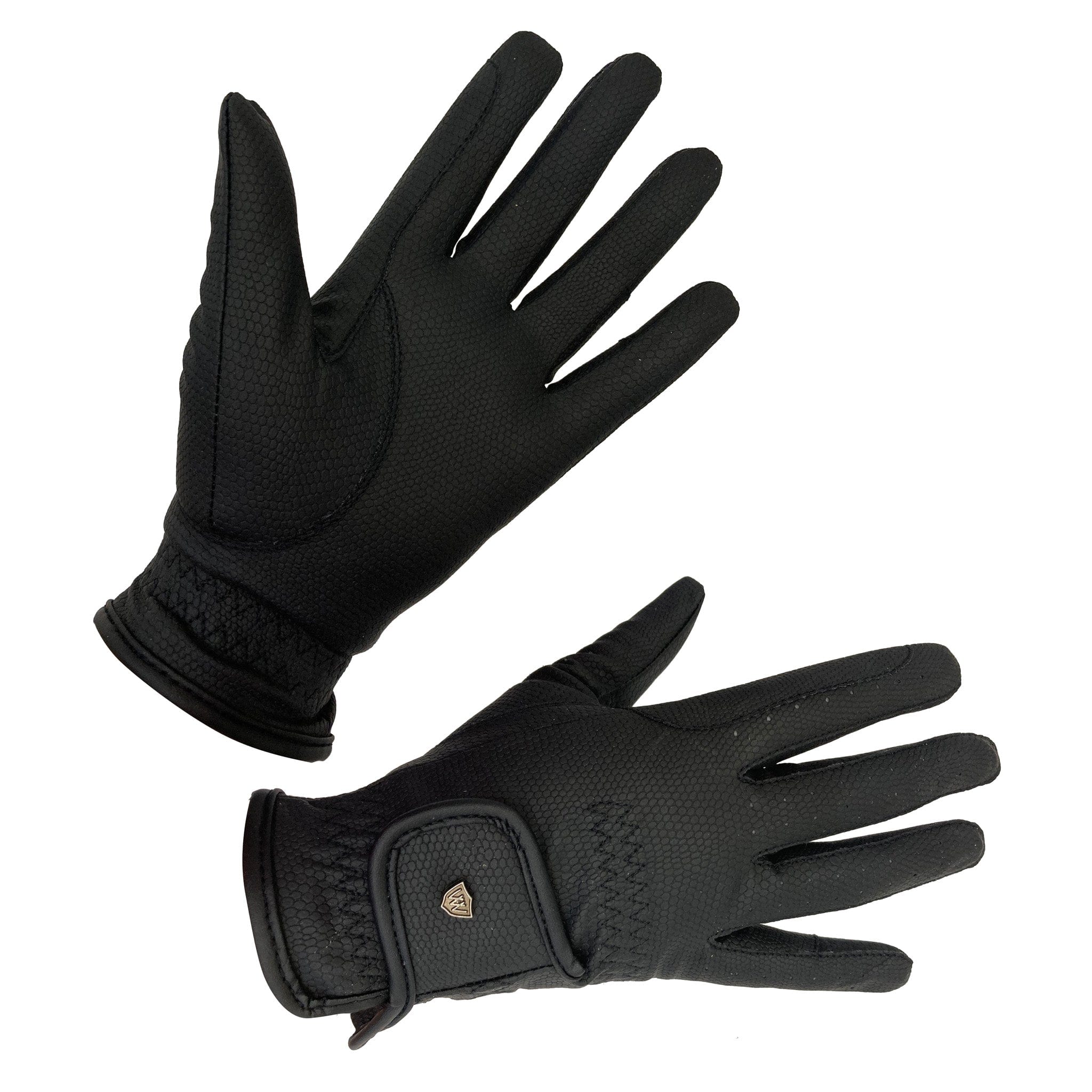 Woof Wear Competition Riding Gloves WG0122 Black Pair