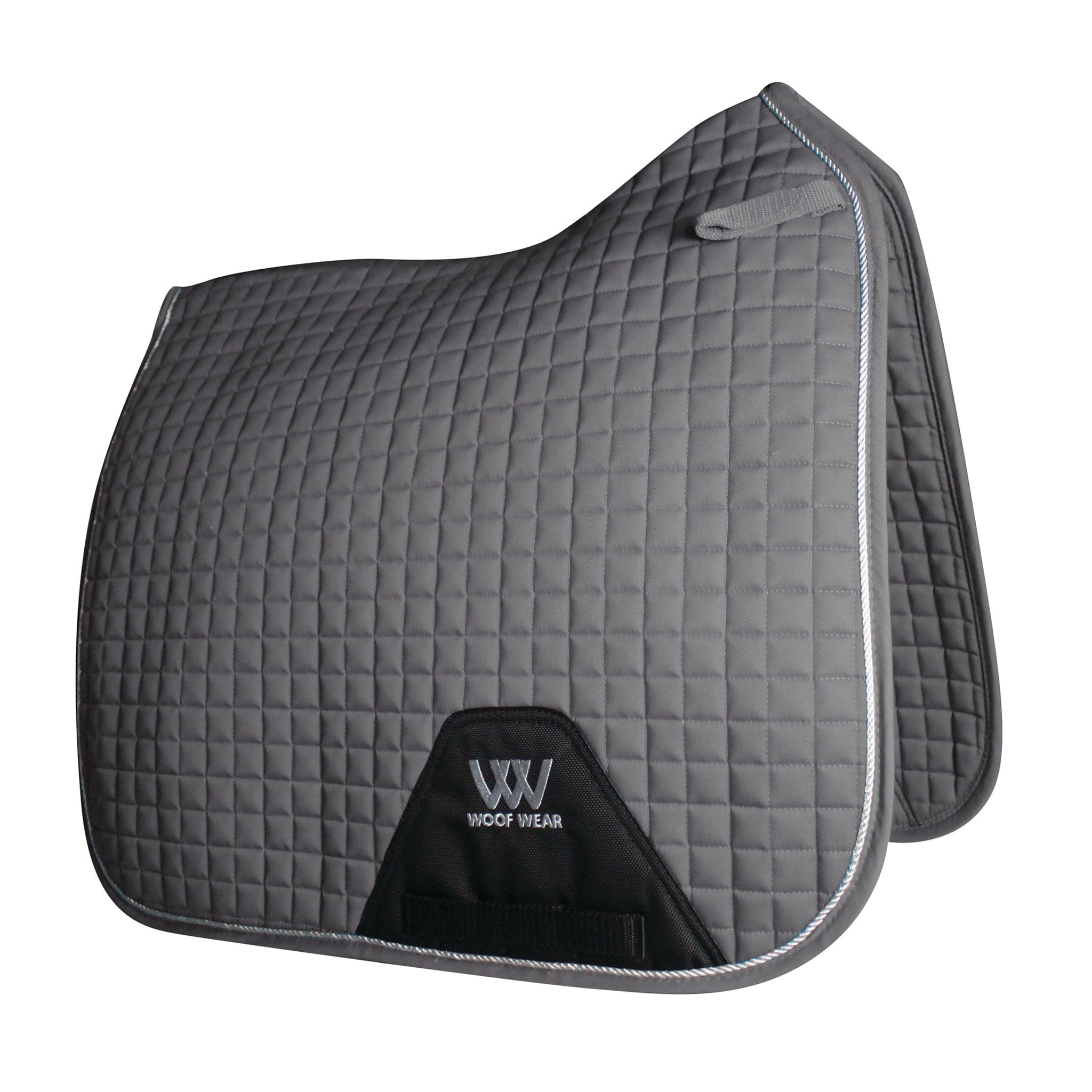 Woof Wear Colour Fusion Contour Dressage Saddle Pad Brushed Steel WS0002