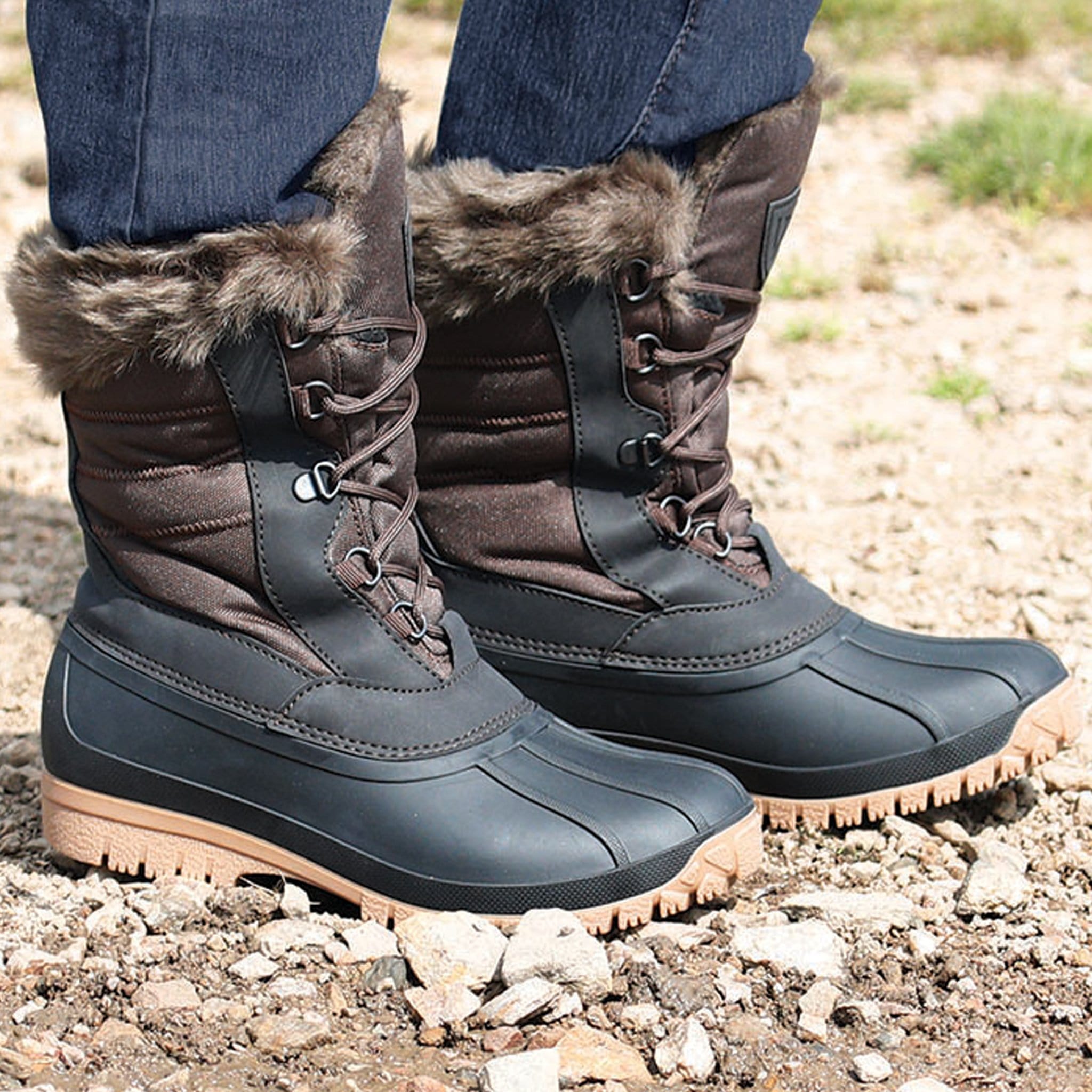 Stylish waterproof sale winter boots