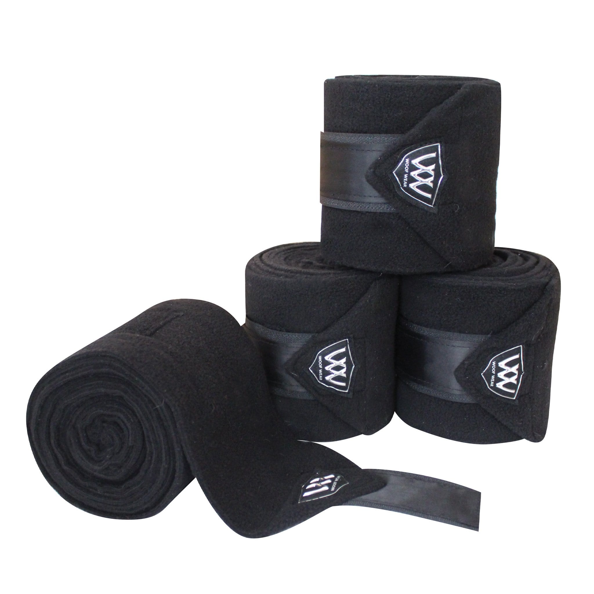 Woof Wear Vision Polo Bandages Black  WB0069