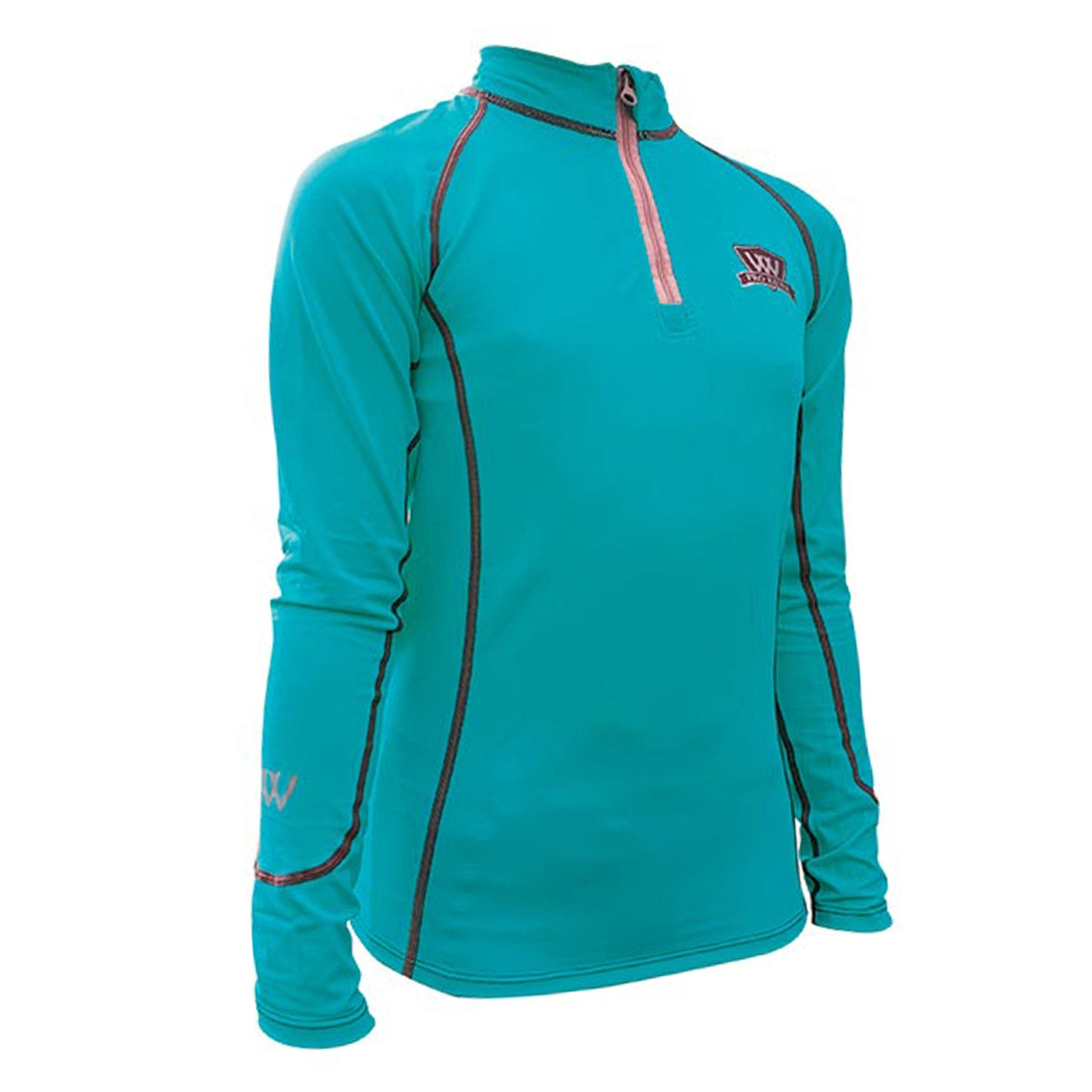 Woof Wear Children's Young Rider Pro Base Layer - 13 - 14 Years · Turquoise