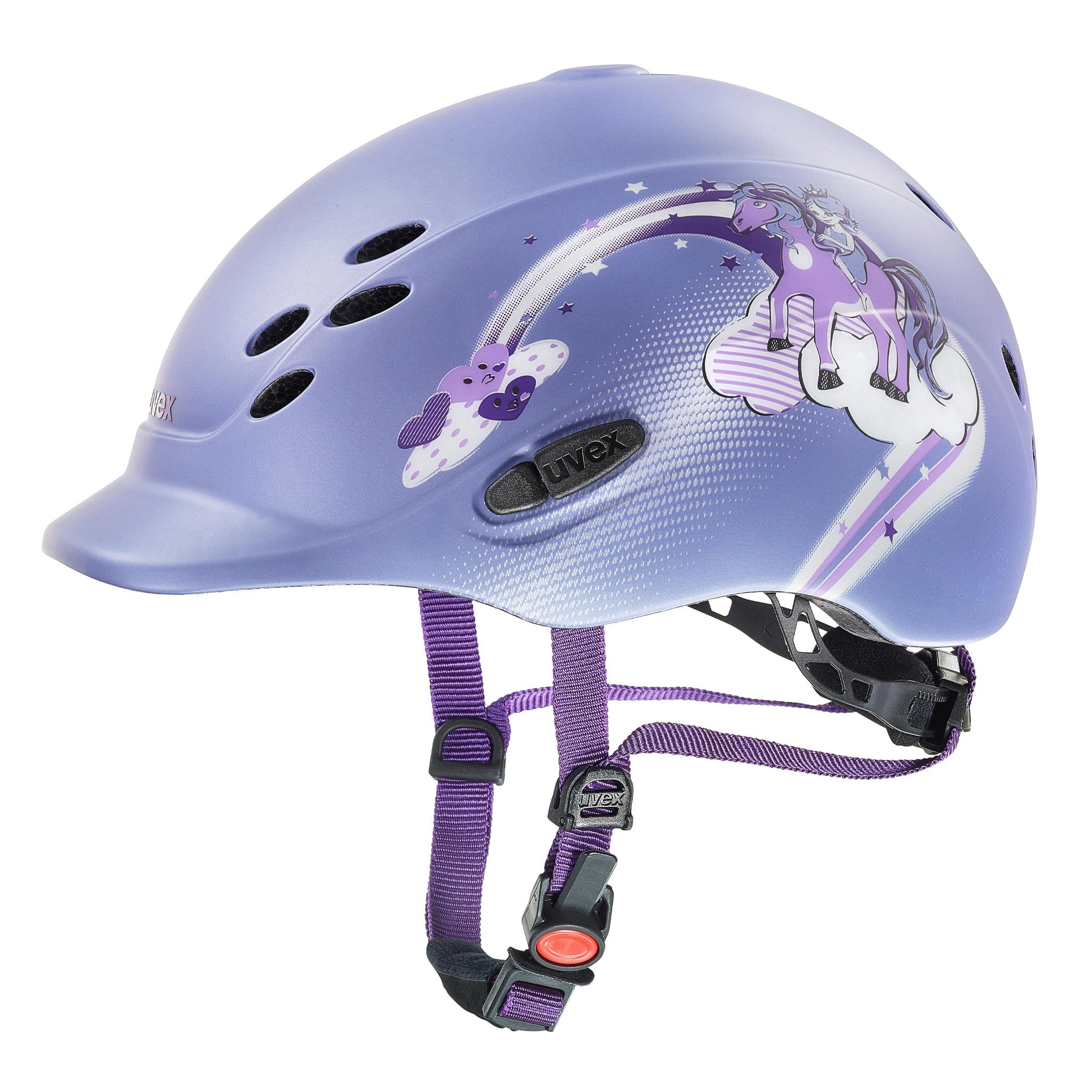 Uvex Onyxx Princess Children's Riding Hat Blue Violet  U434462