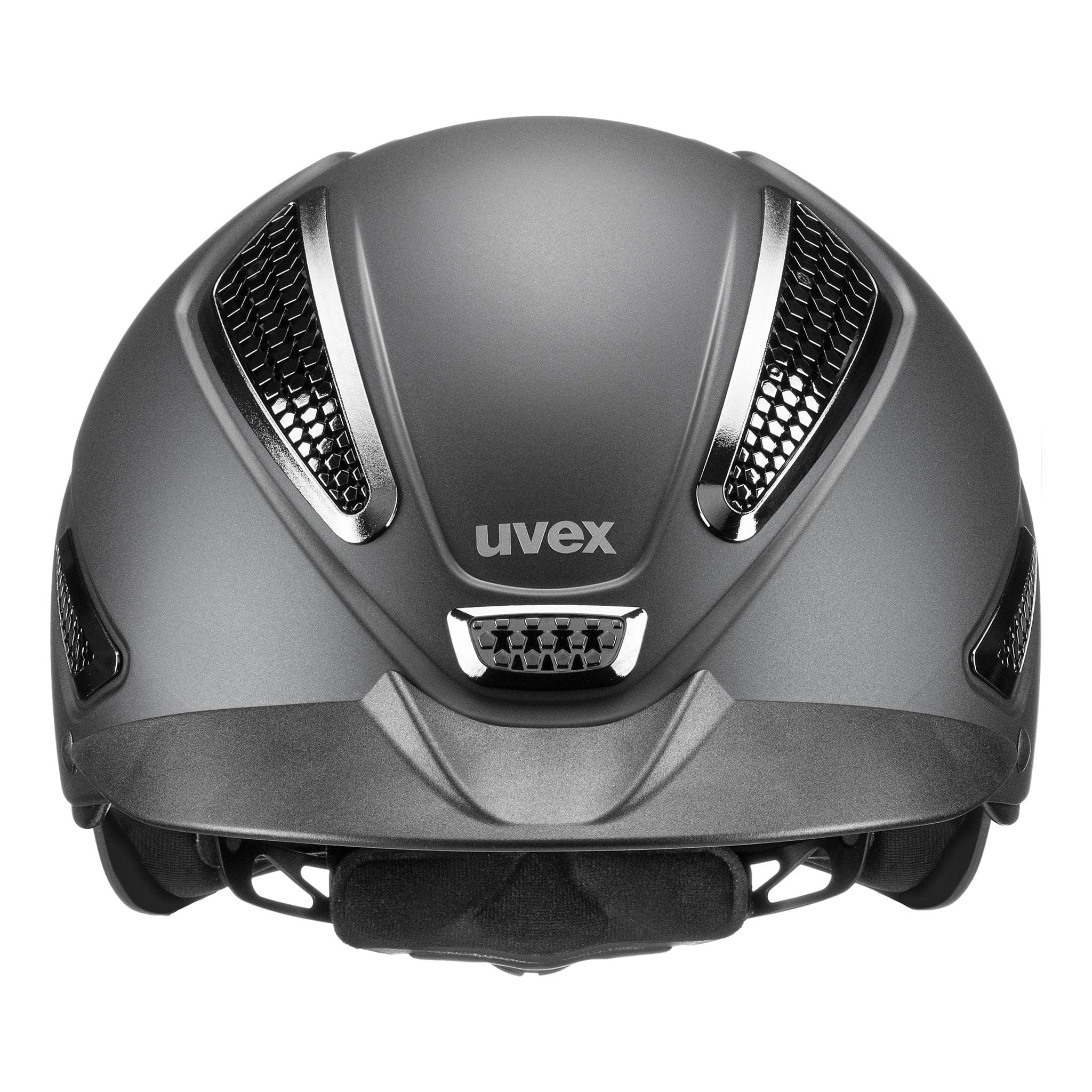 Uvex Perfexxion II Chrome Riding Hat