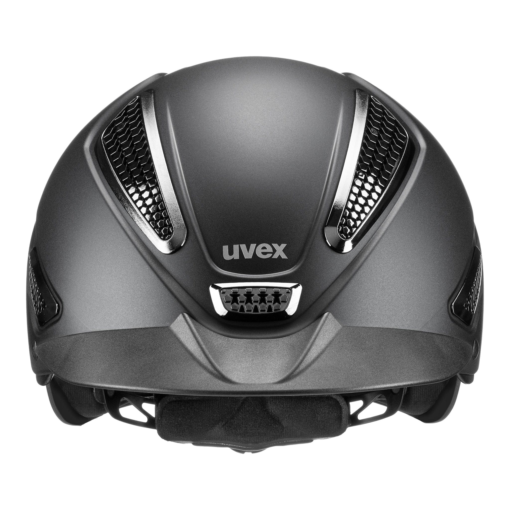 Uvex Perfexxion II Chrome Riding Hat