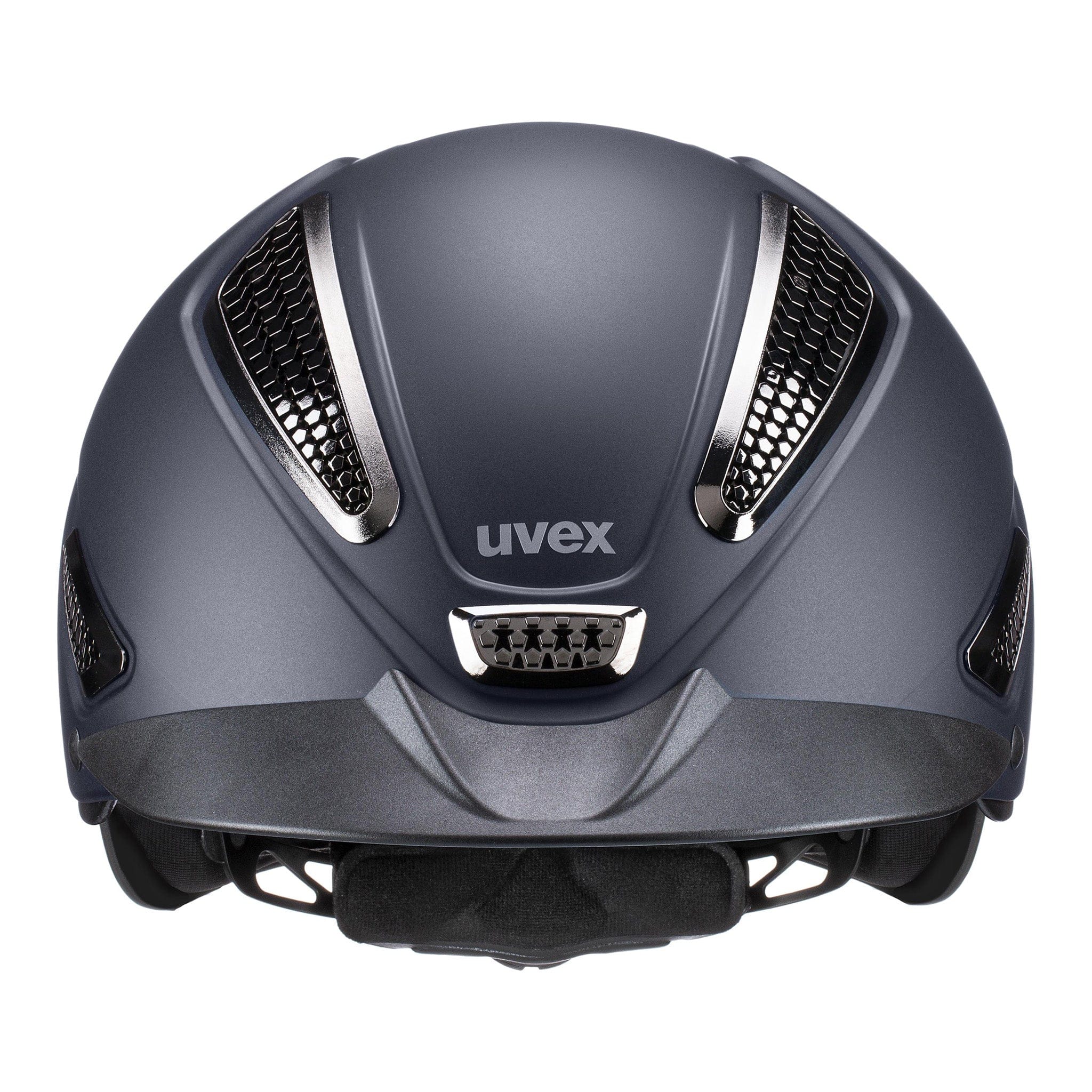 Uvex Perfexxion II Chrome Riding Hat