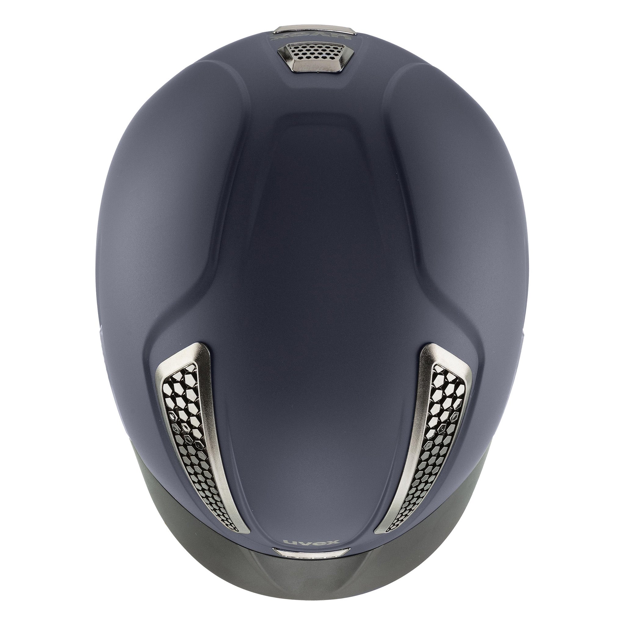 Uvex Perfexxion II Chrome Riding Hat