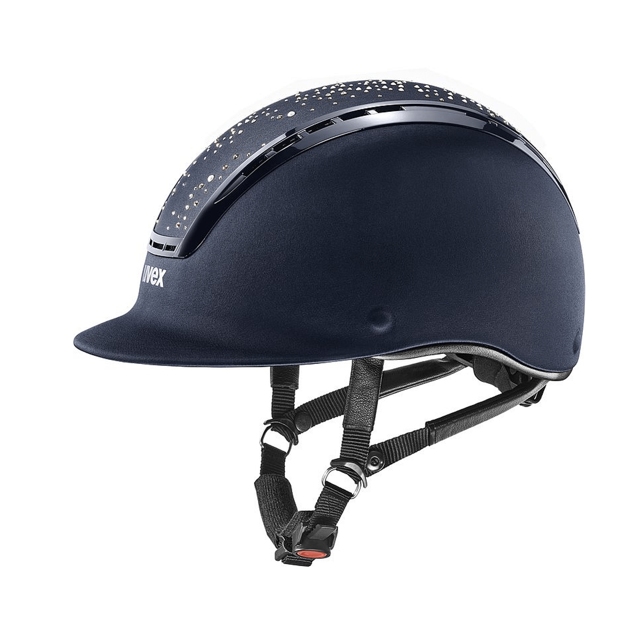 Uvex Suxxeed Diamond Riding Hat - 57cm - 59cm · Navy Rose