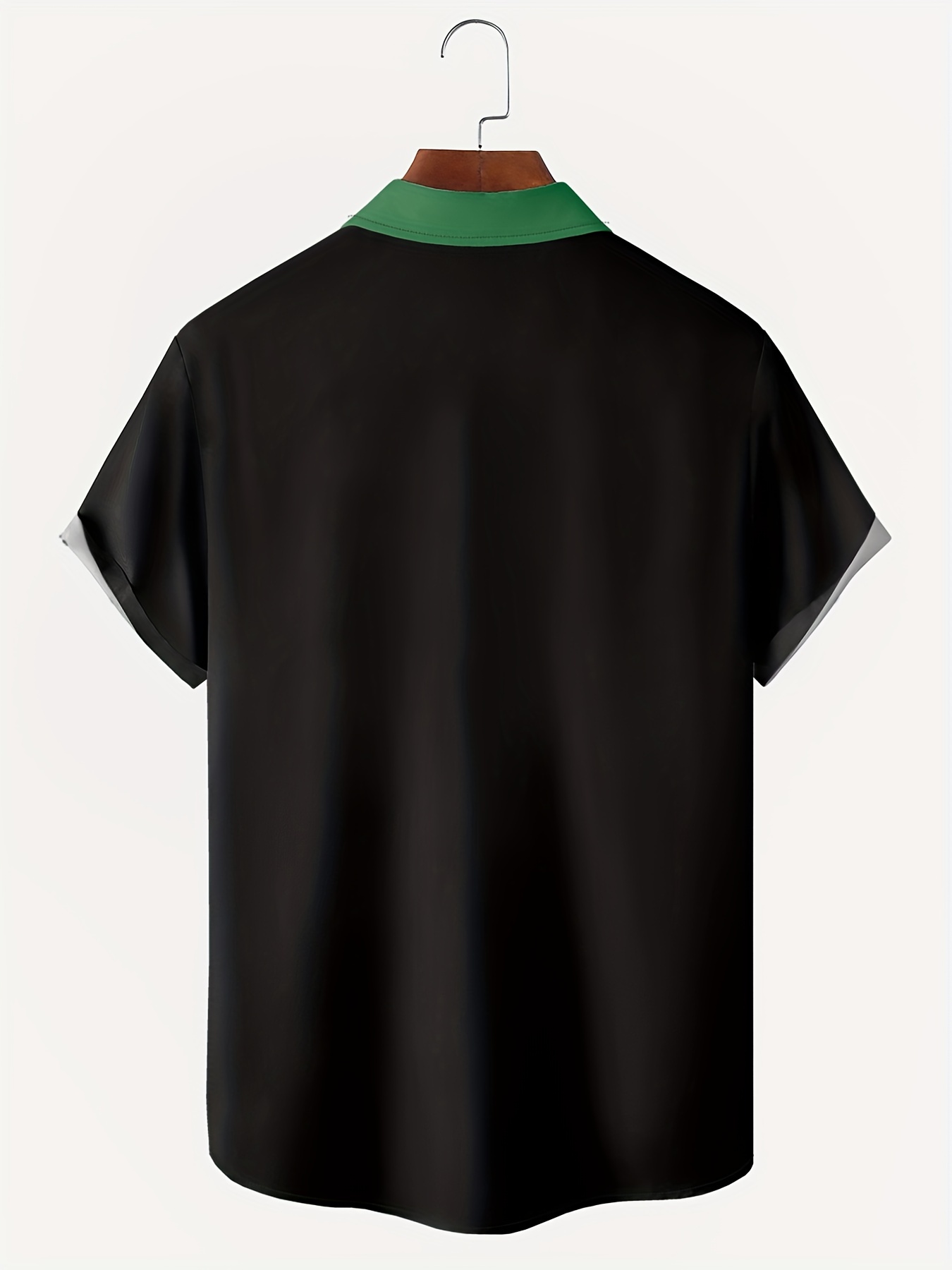 Men's Hawaiian Shirts Frog Drink Cocktail Chest Pocket  Bowling Style Aloha Shirts