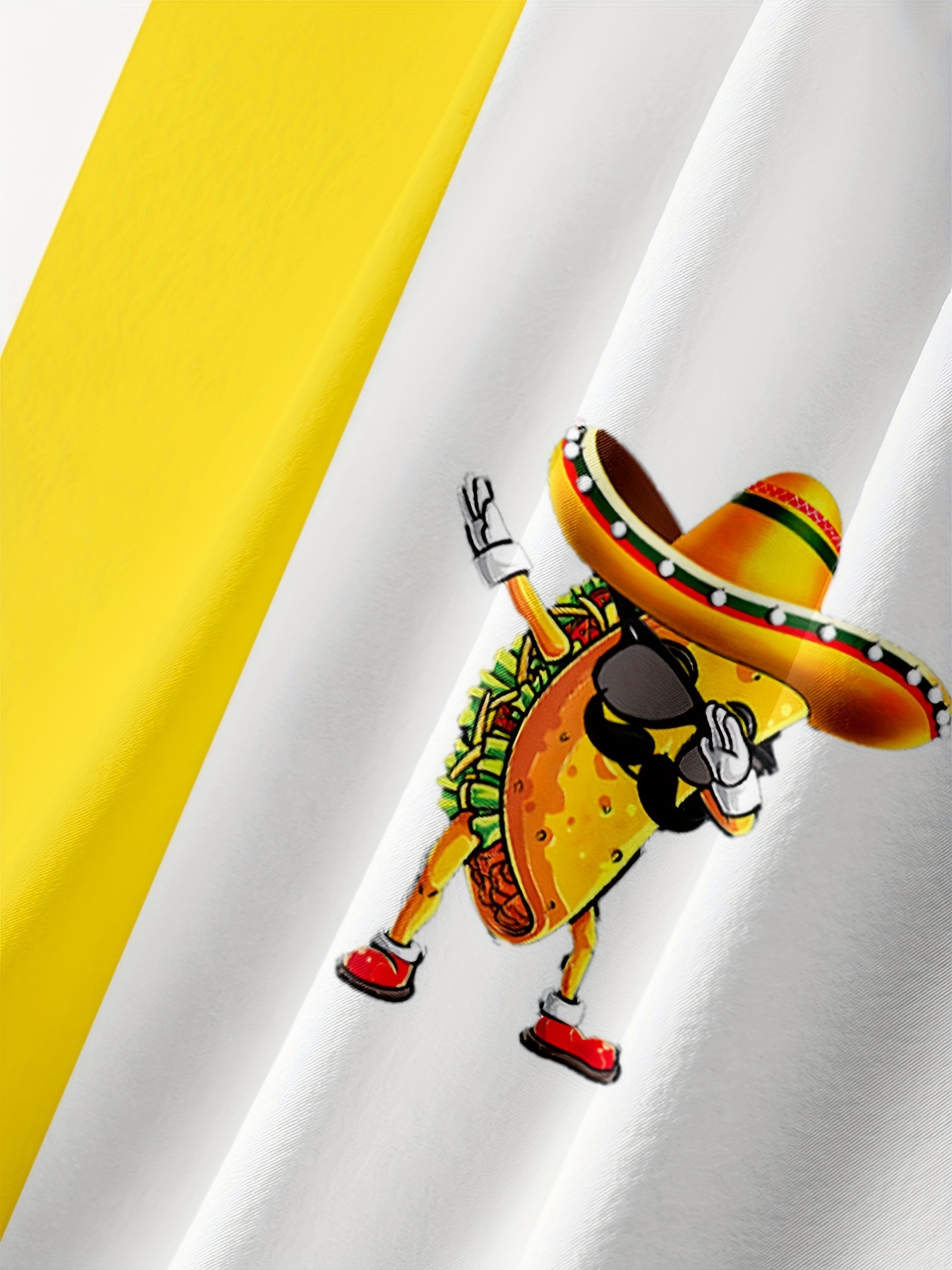 Men's Hawaiian Shirts Cinco de Mayo Chest Pocket  Bowling Style Aloha Shirts