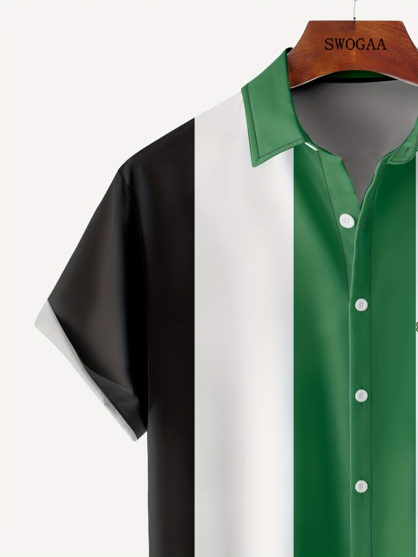 Men's Hawaiian Shirts Frog Drink Cocktail Chest Pocket  Bowling Style Aloha Shirts