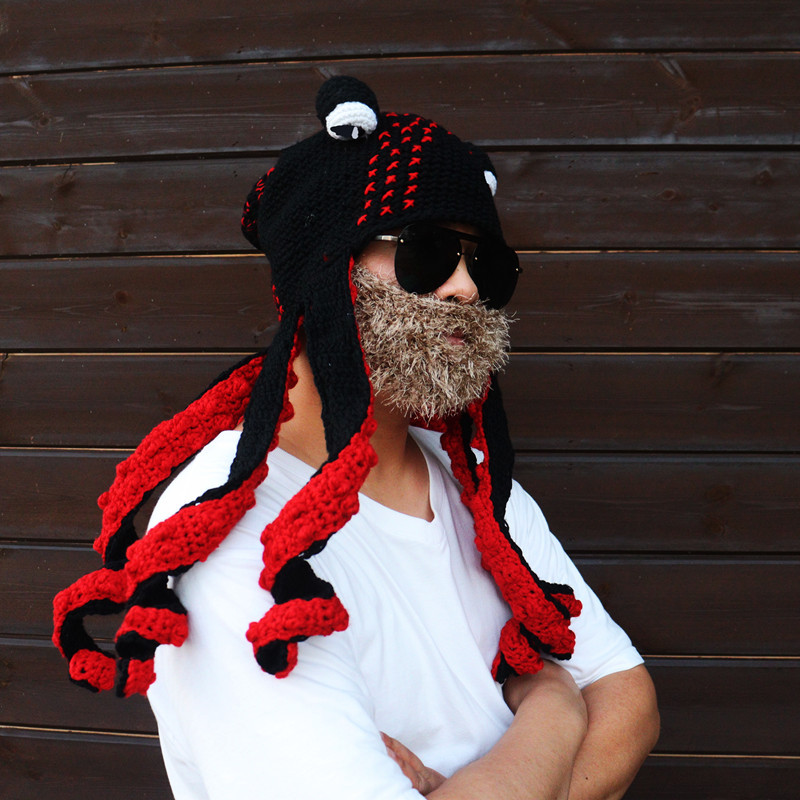 Funny Octopus Knit Hat