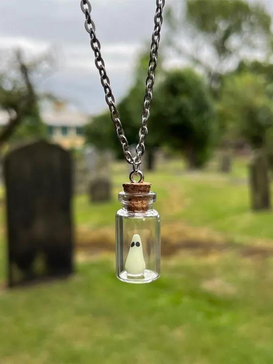 The Adopt a ghost necklace