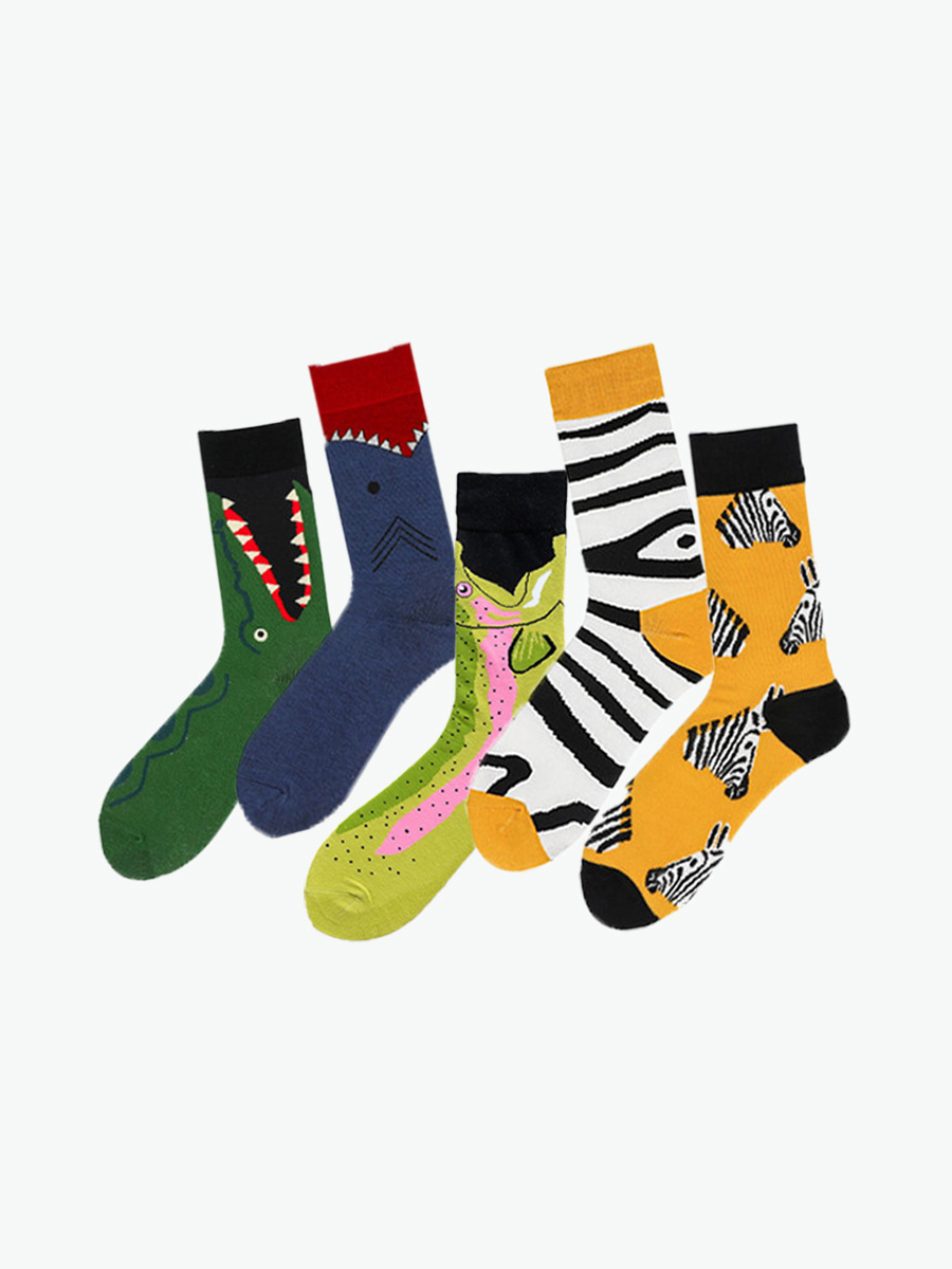 Funny Swallowing Stretch Outdoor Indoor Socks