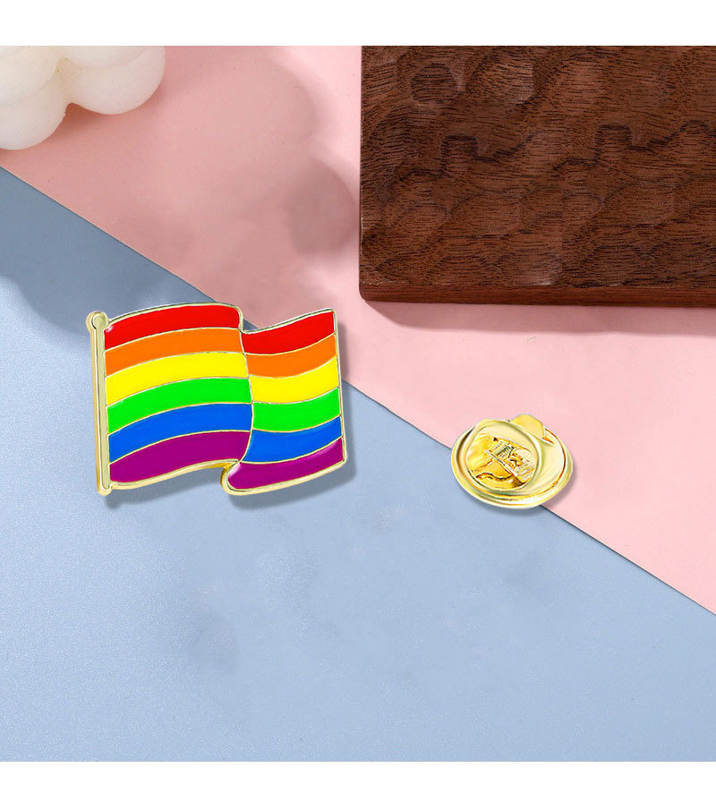 Rainbow Pride Brooch Set