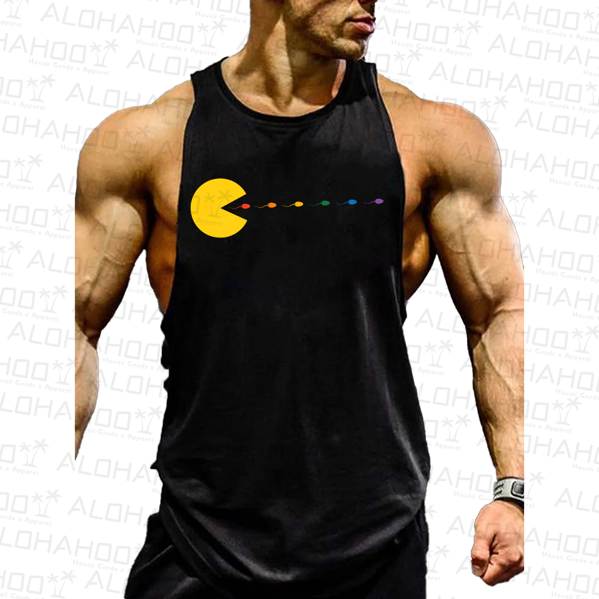 Men's Pride Fun Game Art Print Tank Top Muscle Tee
