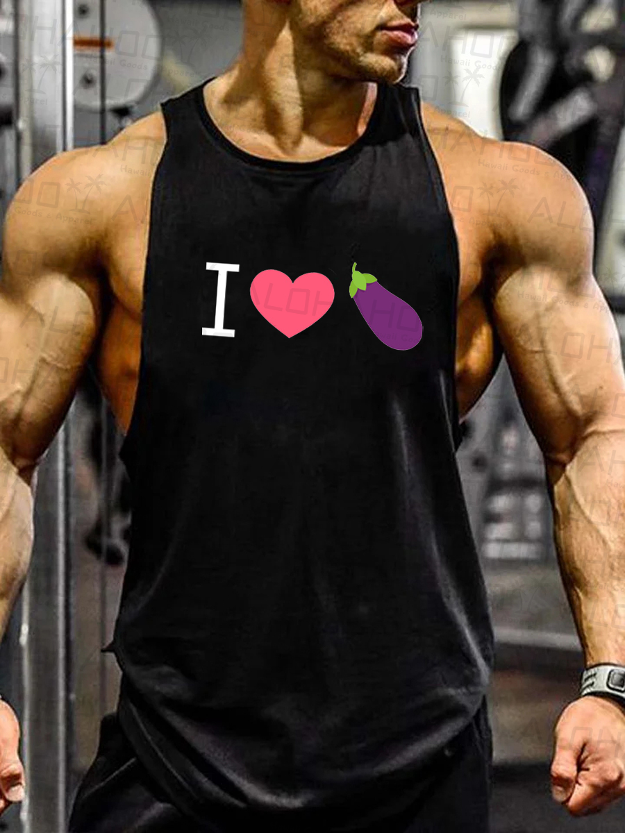 Men's Pride Love Art Print Tank Top Muscle Tee