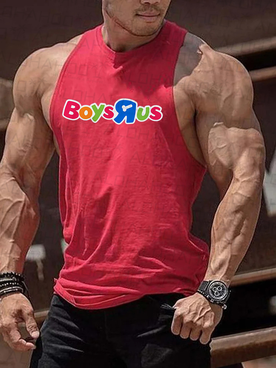 Men's Fun Pride Art Print Tank Top Muscle Tee