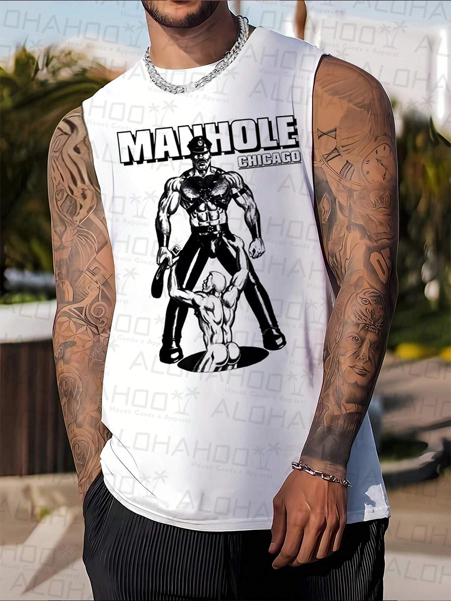 Men's Pride Art Print Tank Top Muscle Tee