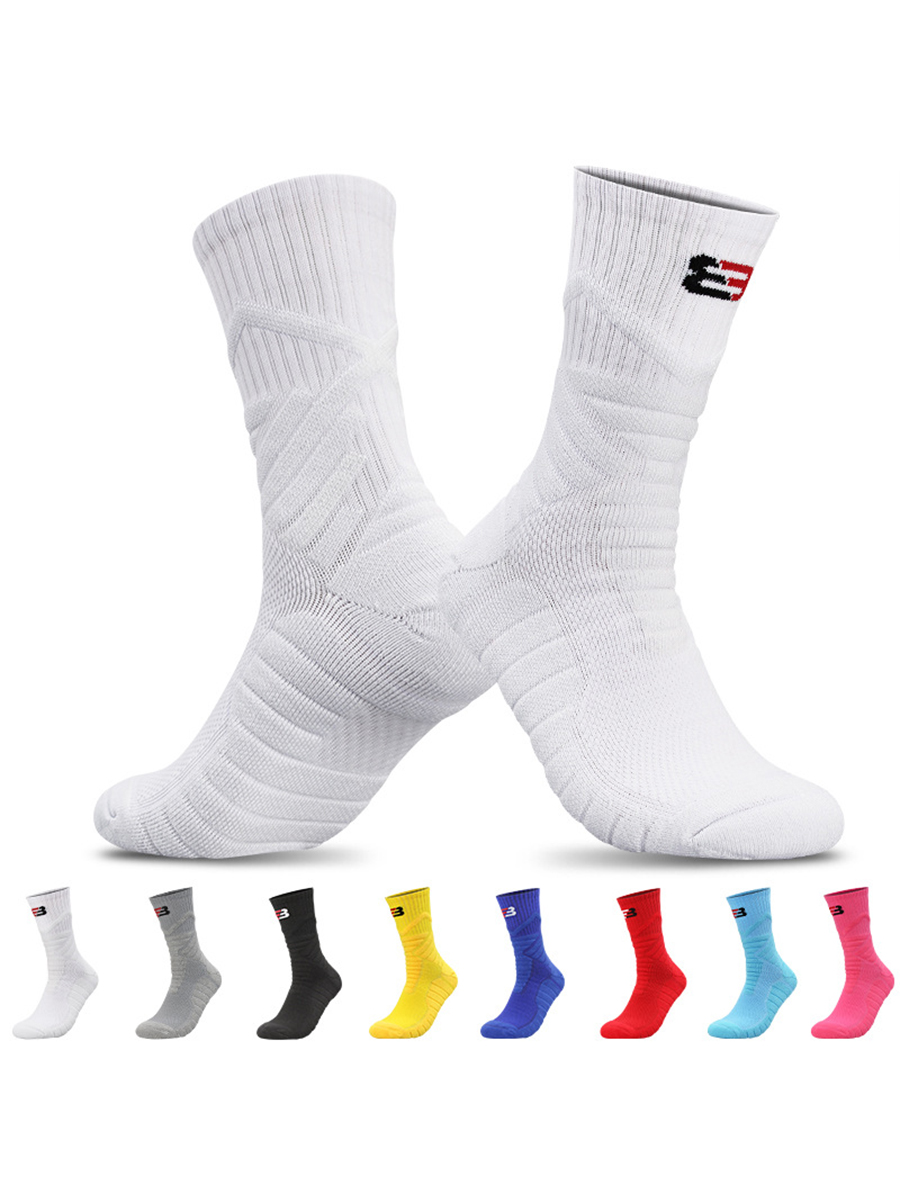 3 Pairs Of Men's Casual Letter Print Socks