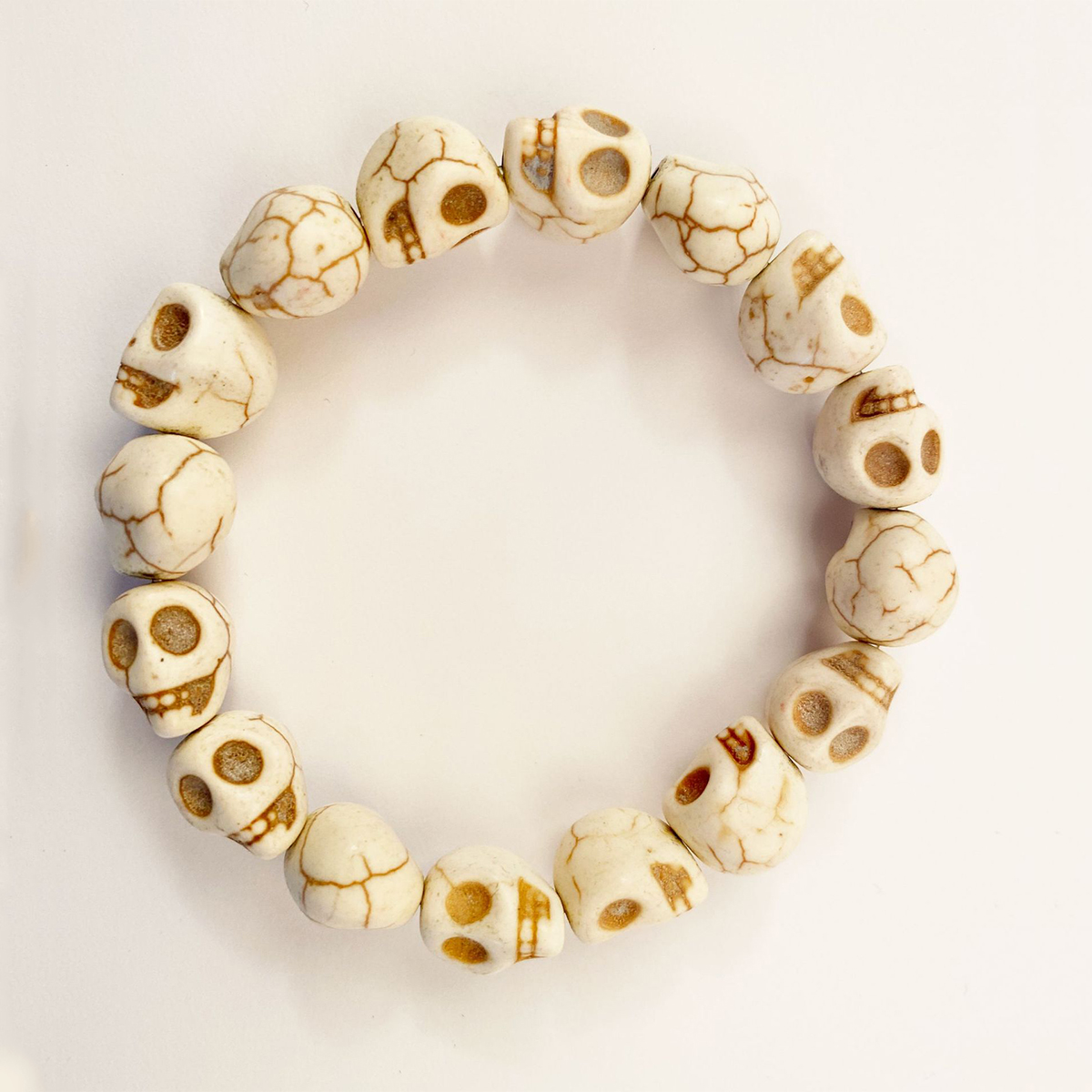 Fashion Skull Stone Bracelet