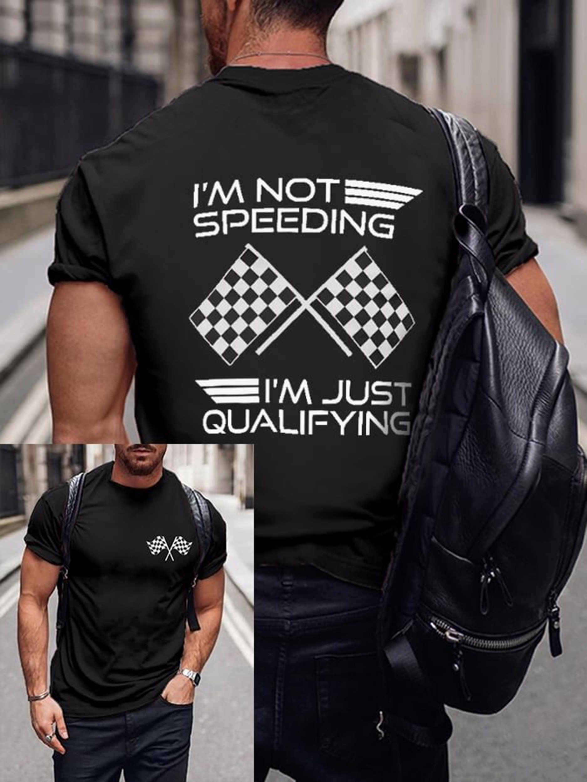 Men's I'm Not Speeding Racing Casual T-Shirt