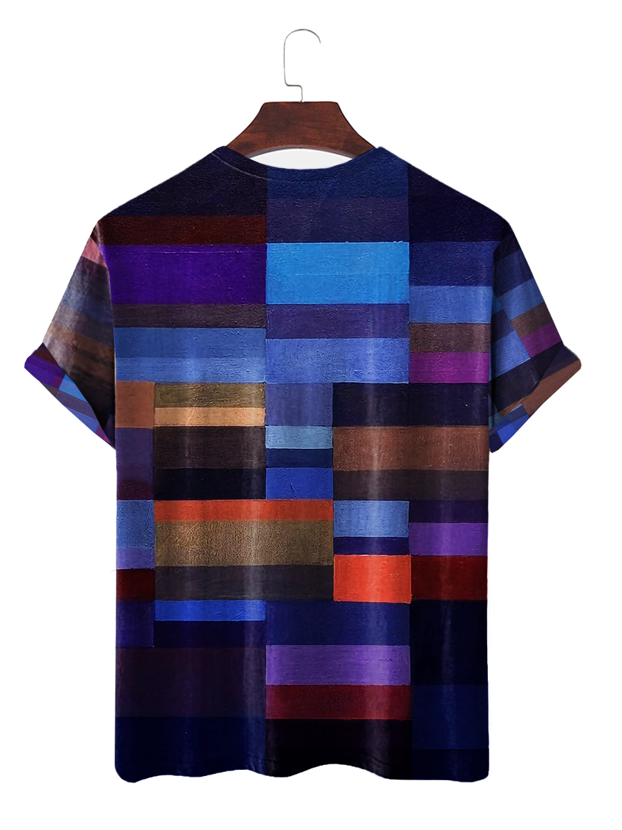 Men's Colorblock Print T-shirt