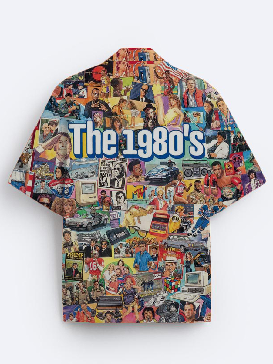 Men's Vintage 80's Pattern Shirt
