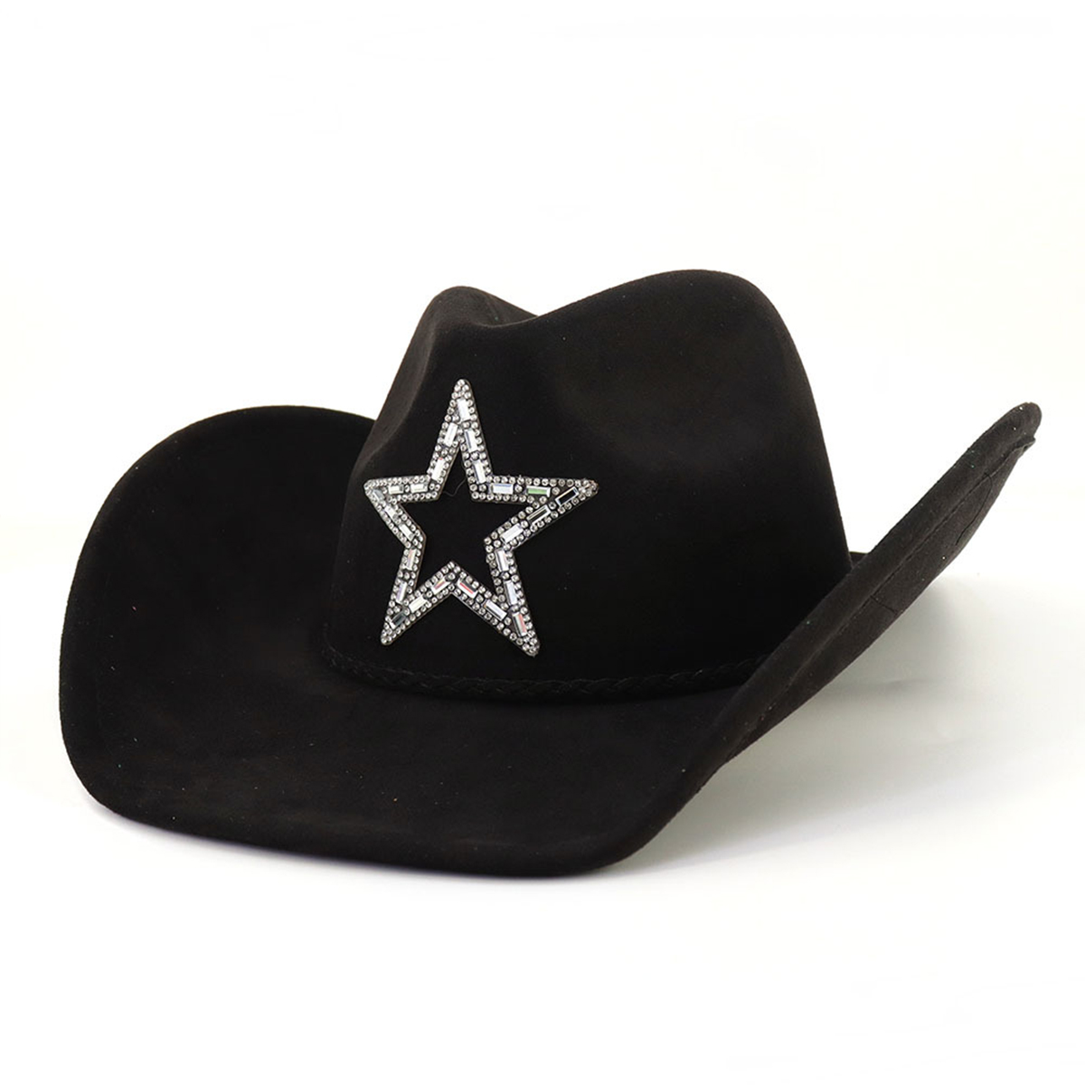 Retro Suede Western Cowboy Hat