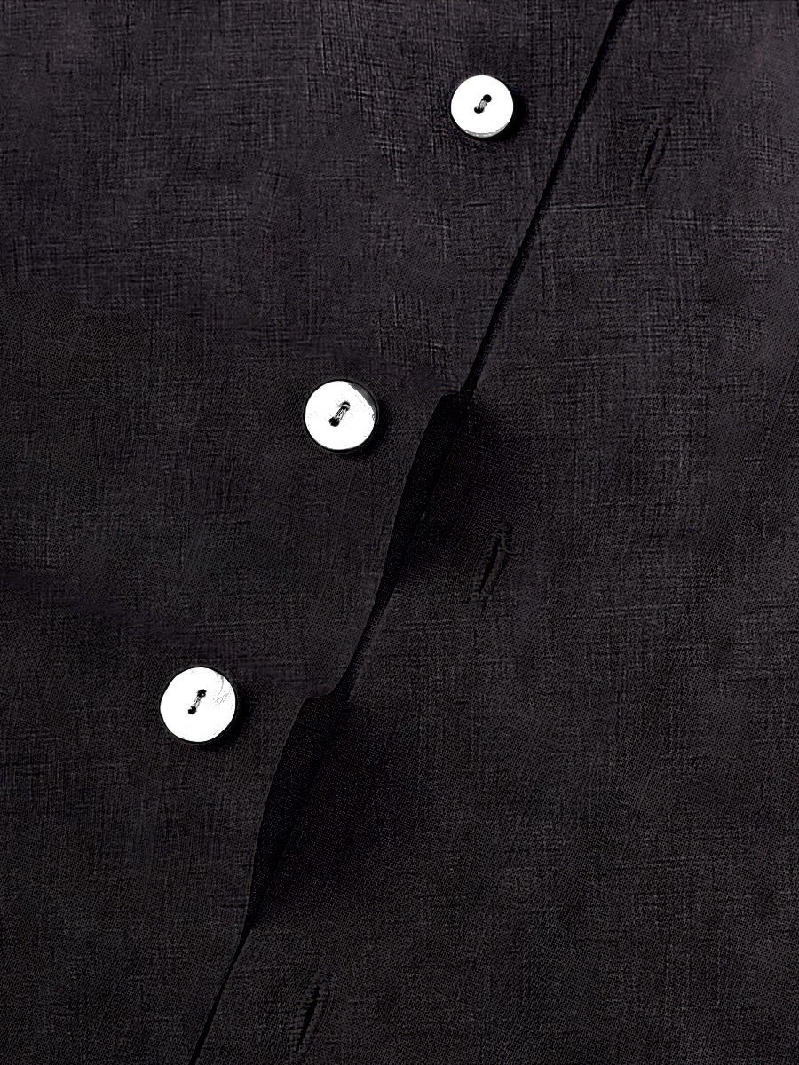 Men's Cotton-Linen Shirts Summer Hibiscus Patchwork Lightweight Hawaiian Shirts