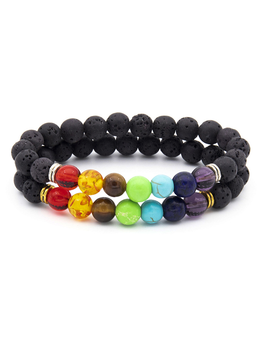Pride Colorful Stone Bracelet