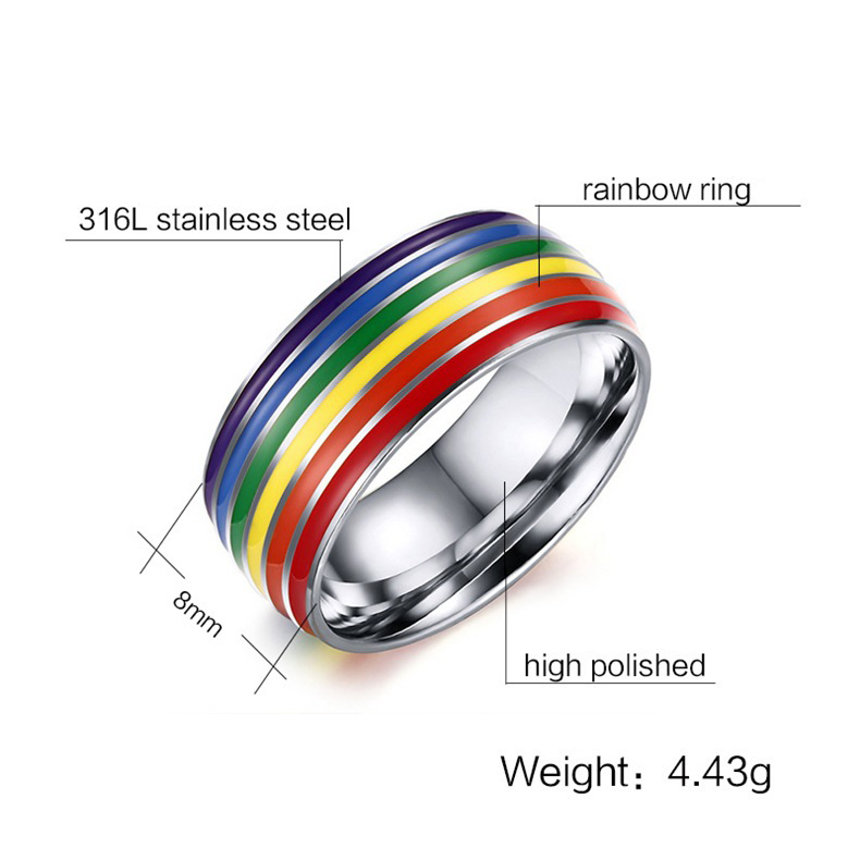LGBT Rainbow Ring