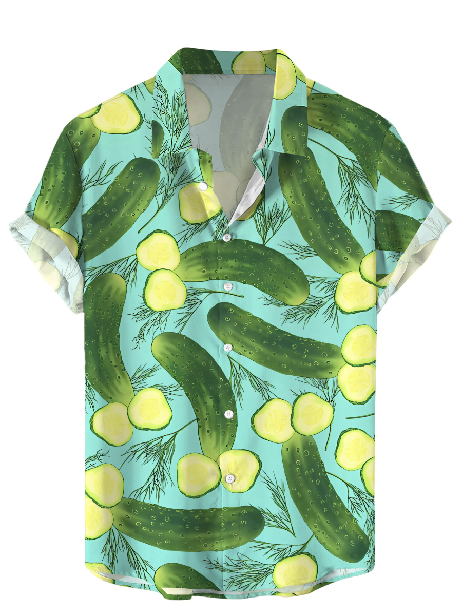 Hawaiian Fun Sexy Art Pattern Short Sleeve Shirt
