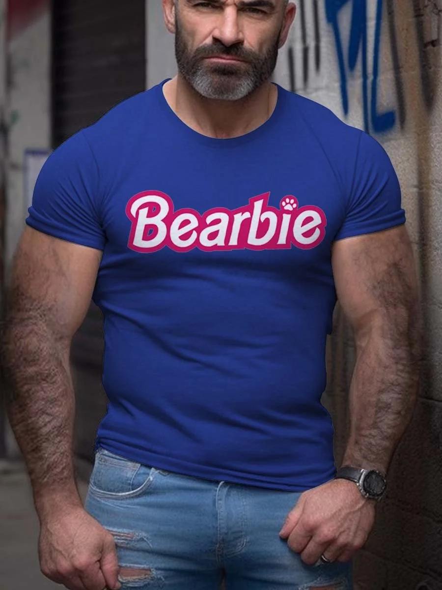Men's Casual Bearbie Pride T-Shirt