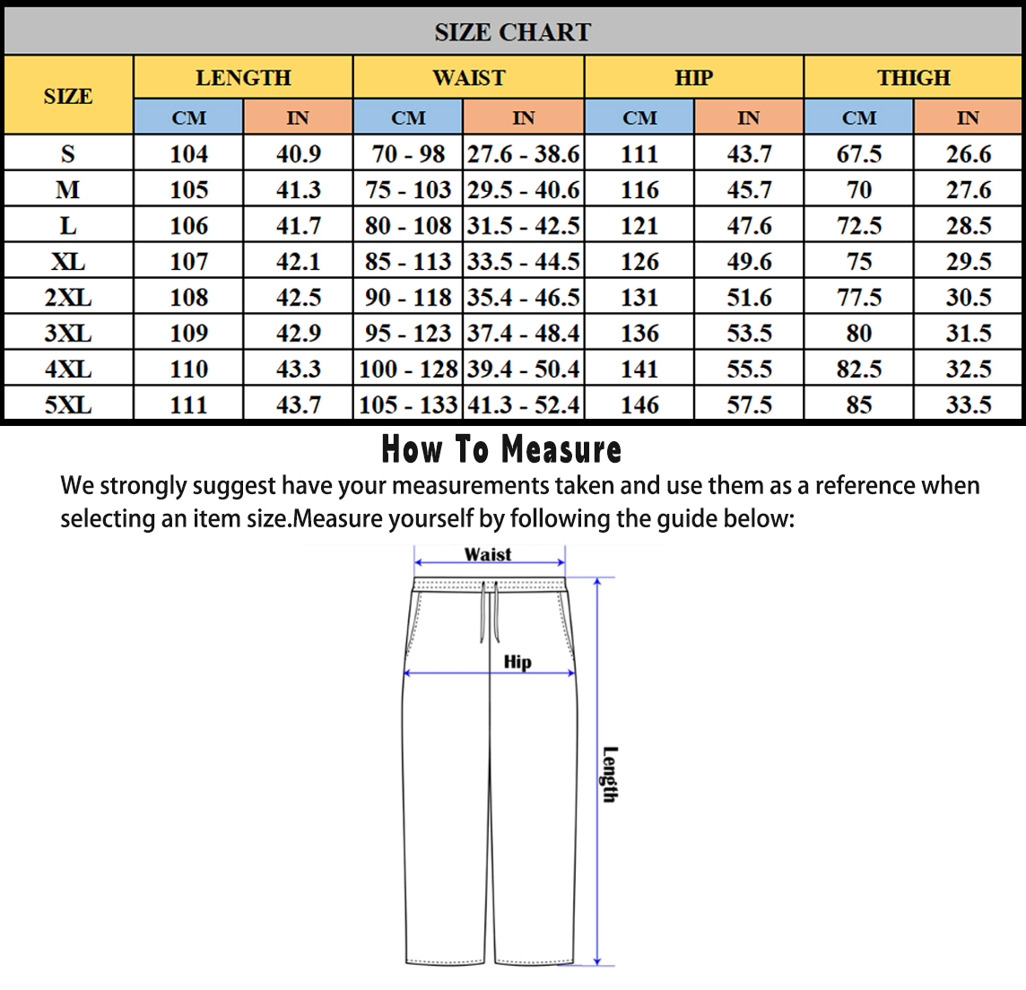 Men's Casual Pants Blue Geometry Printed Trousers