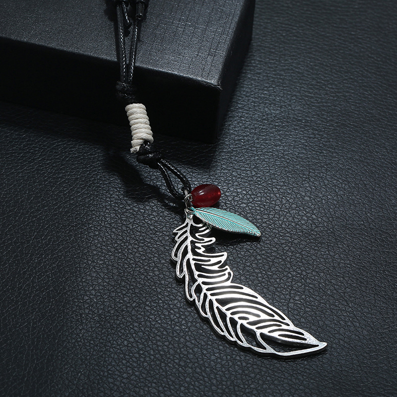 Ethnic Style Wax Thread Sweater Chain