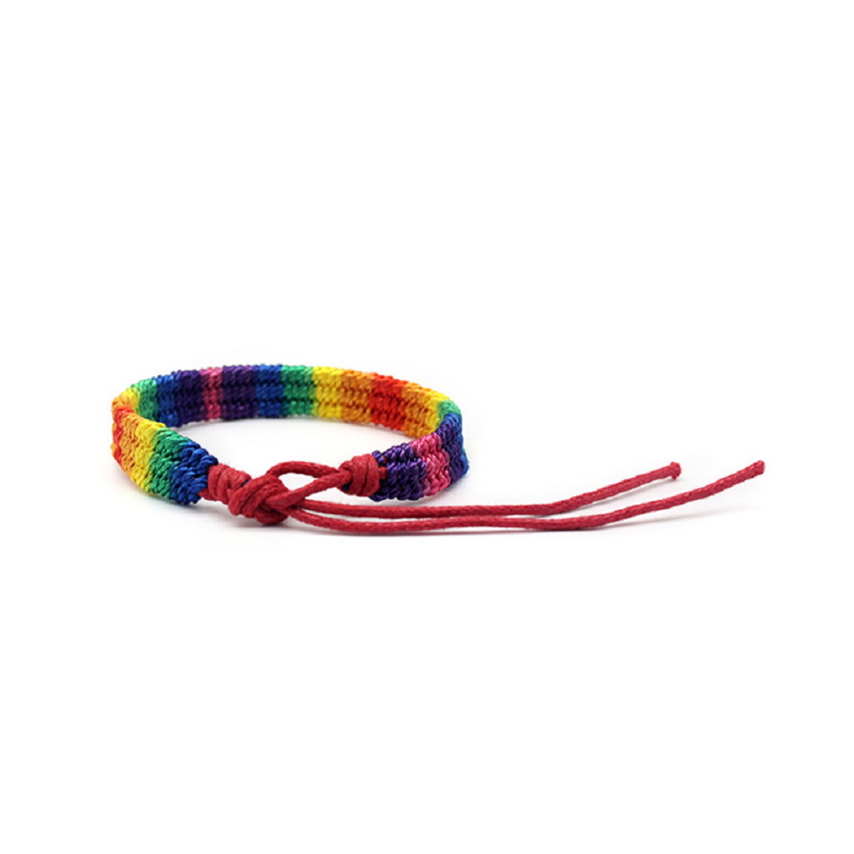 Pride Rainbow Rope Braided Bracelet