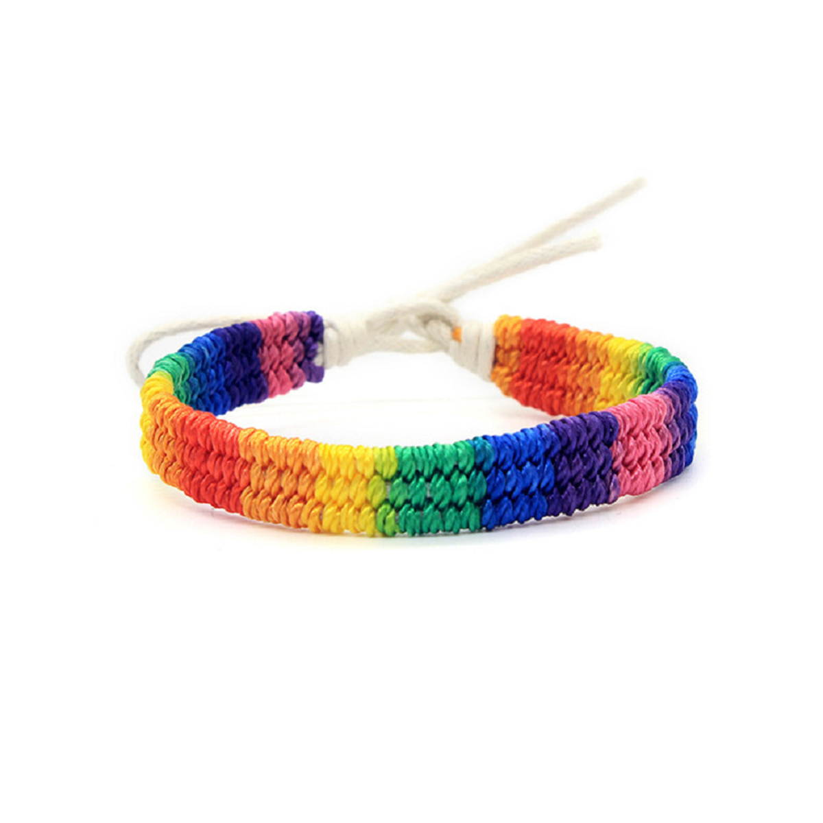 Pride Rainbow Rope Braided Bracelet
