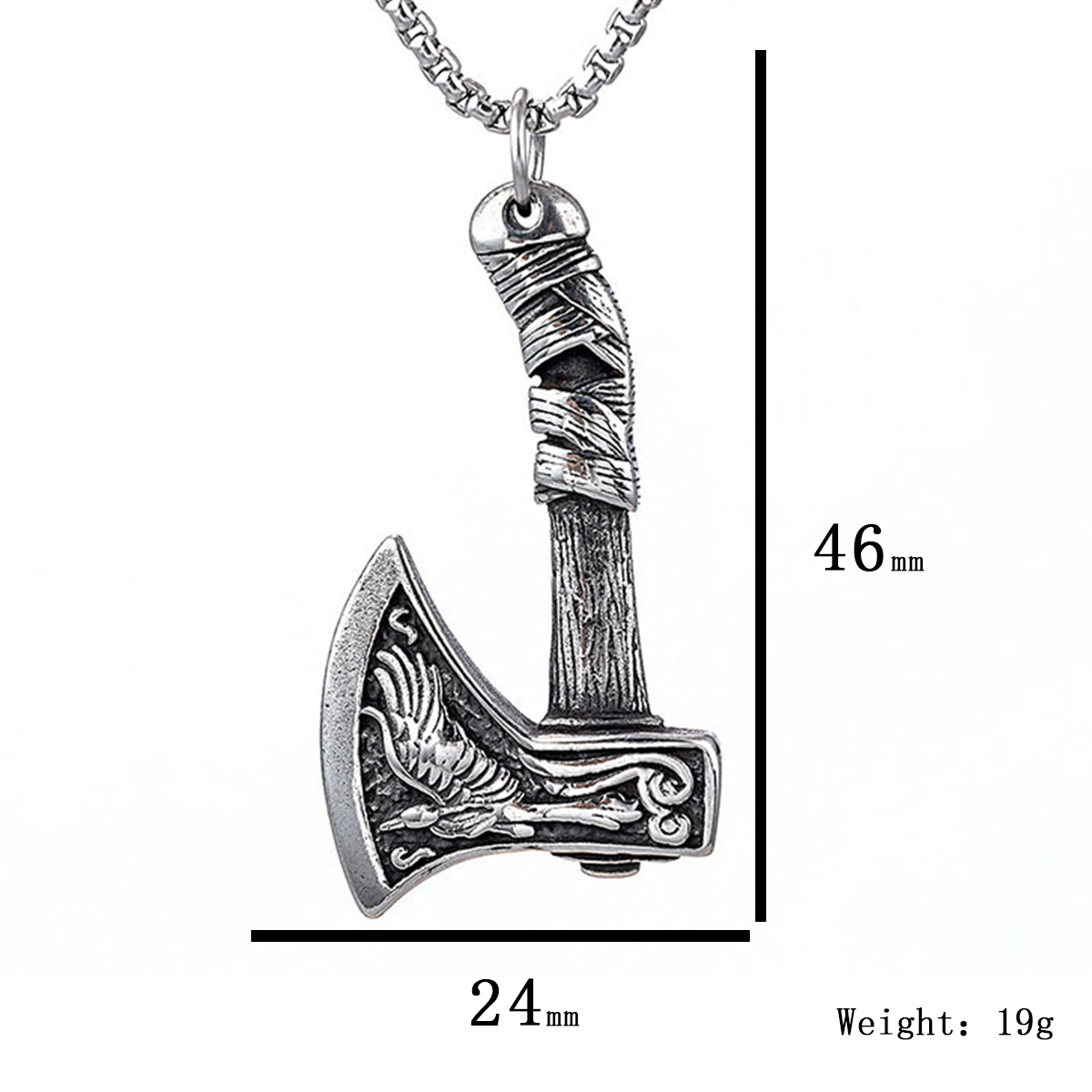 Raven Ax Men's Necklace