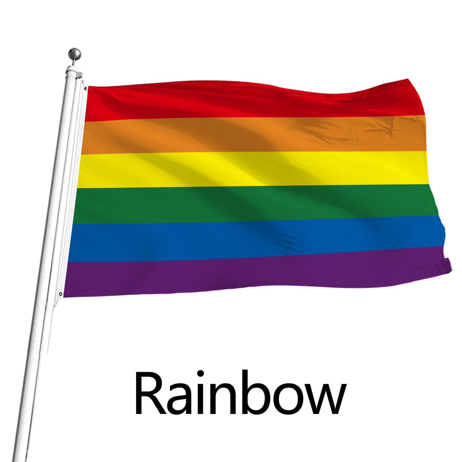 60*90cm 2*3ft Colorful Rainbow Flag