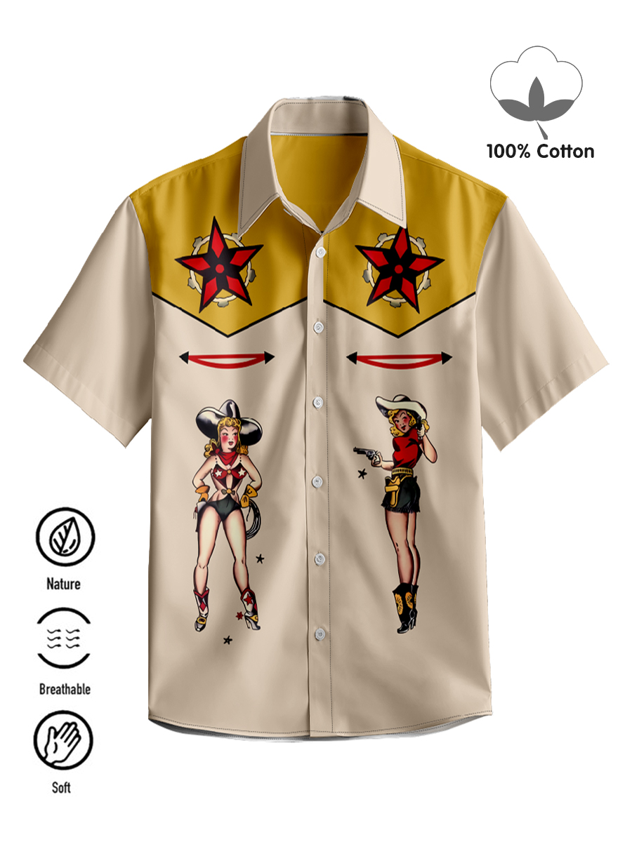 Star Cowgirl - 100% Cotton Shirt