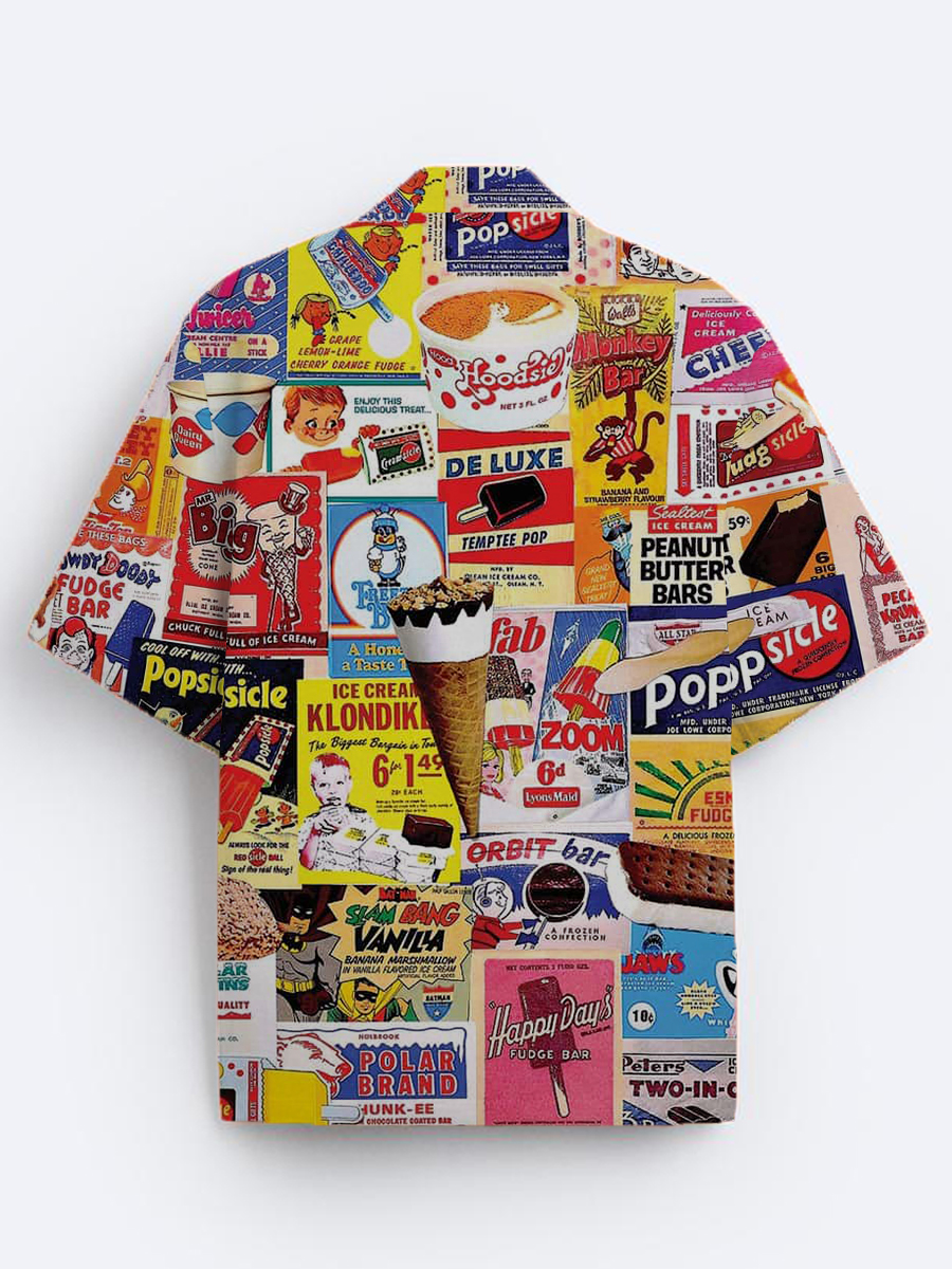 Ice Cream Bars Men's Vintage Shirt