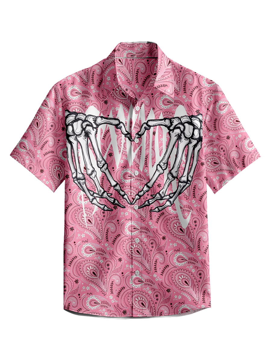 Pink Paisley - 100% Cotton Shirt